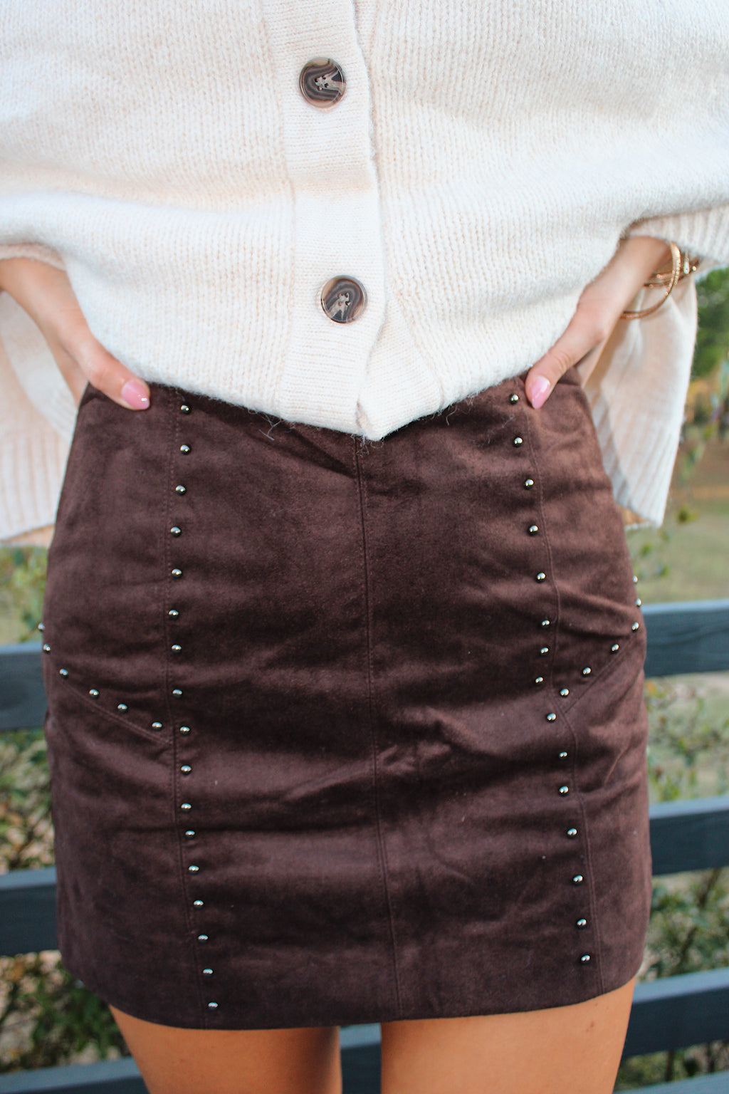 Studded Skirt