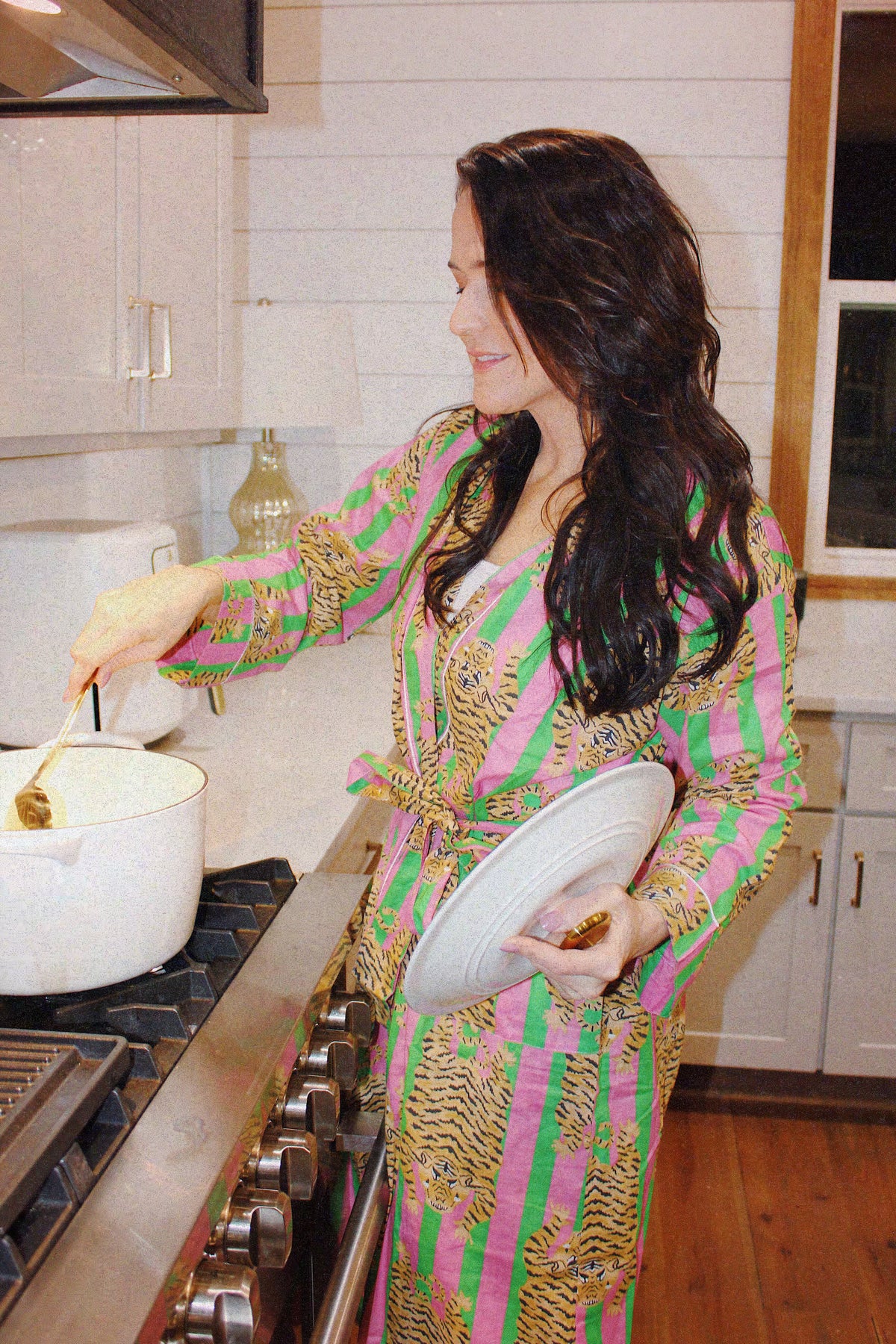 Tiger Stripe Dressing Gown