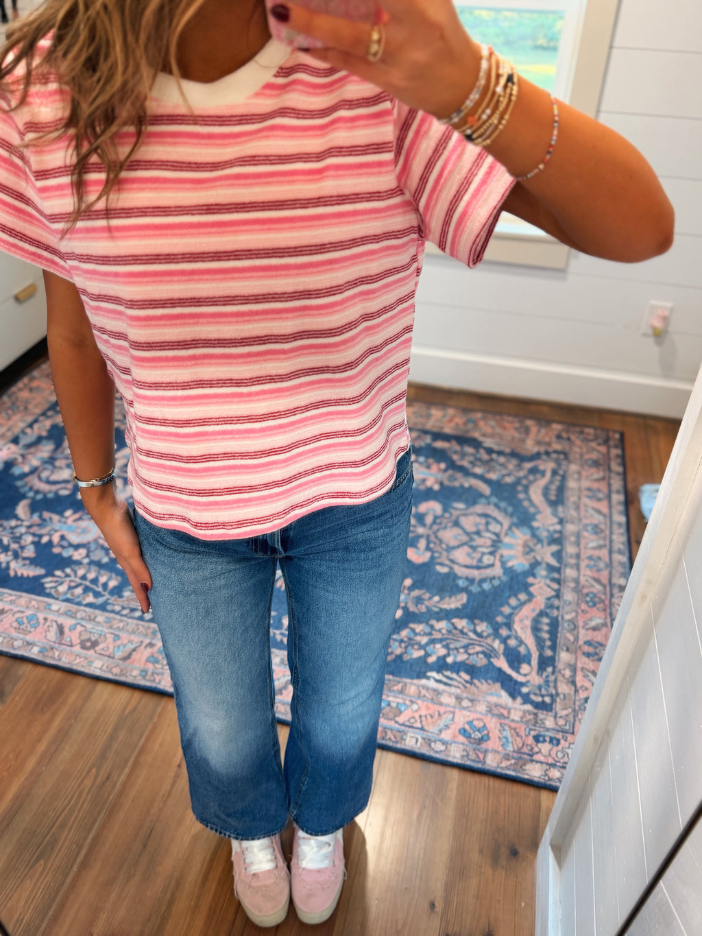 Striped Crop T-shirt