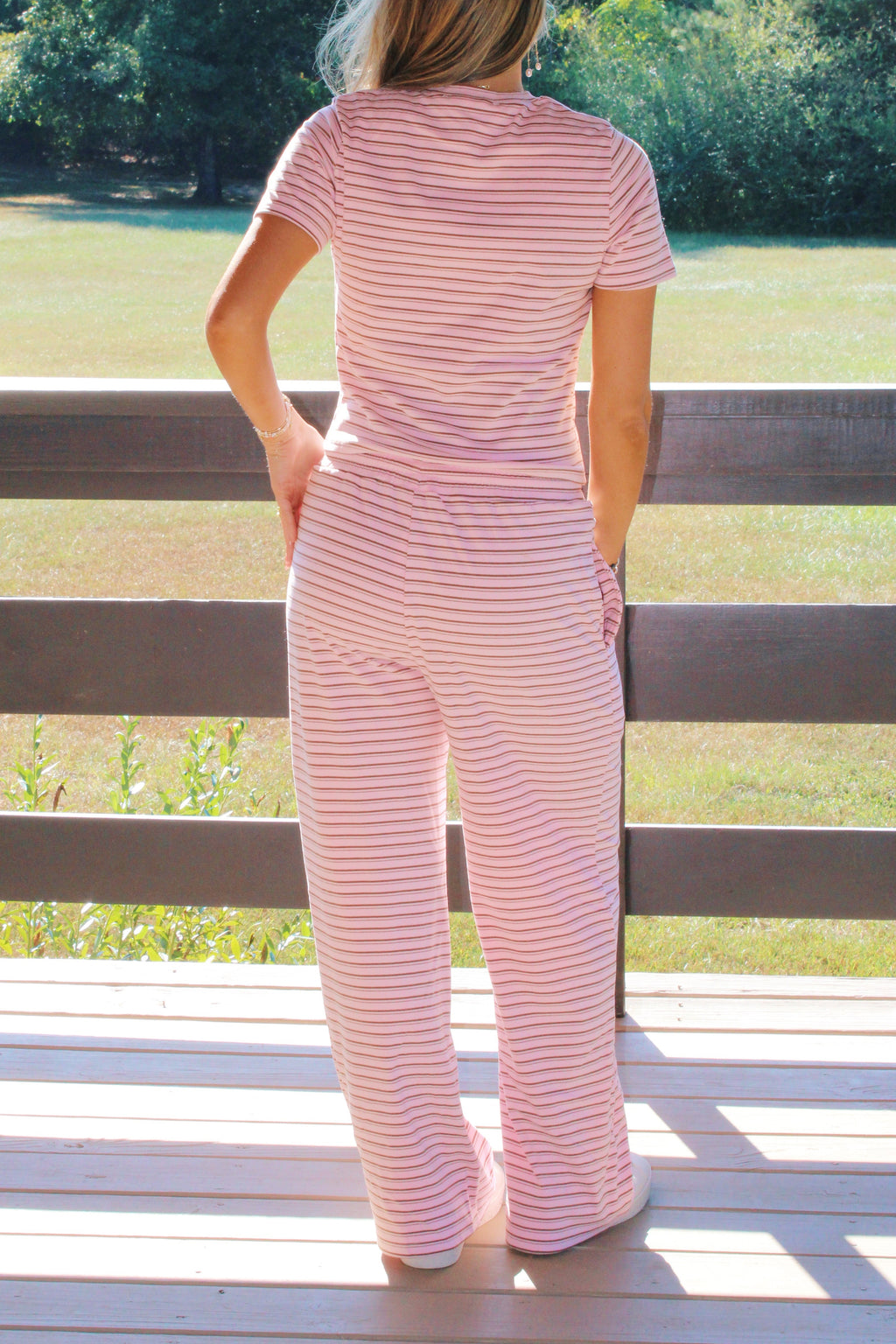 Striped Lounge Set