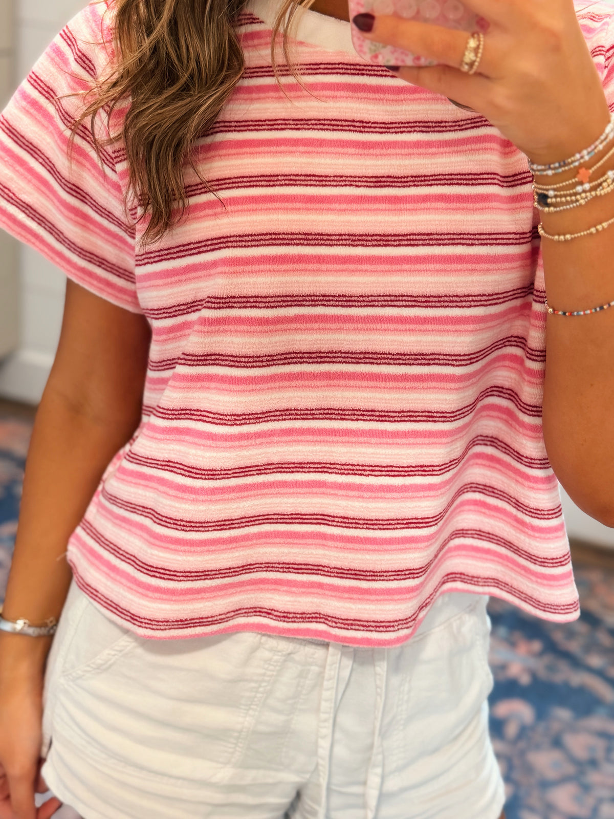 Striped Crop T-shirt