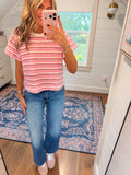 Striped Crop T-shirt