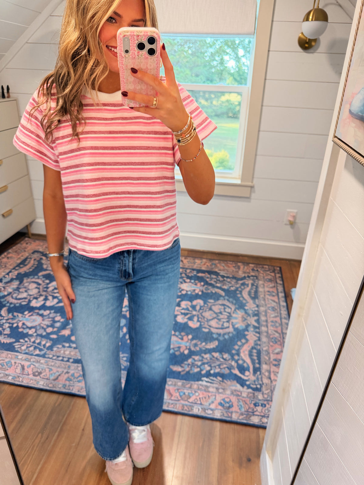 Striped Crop T-shirt