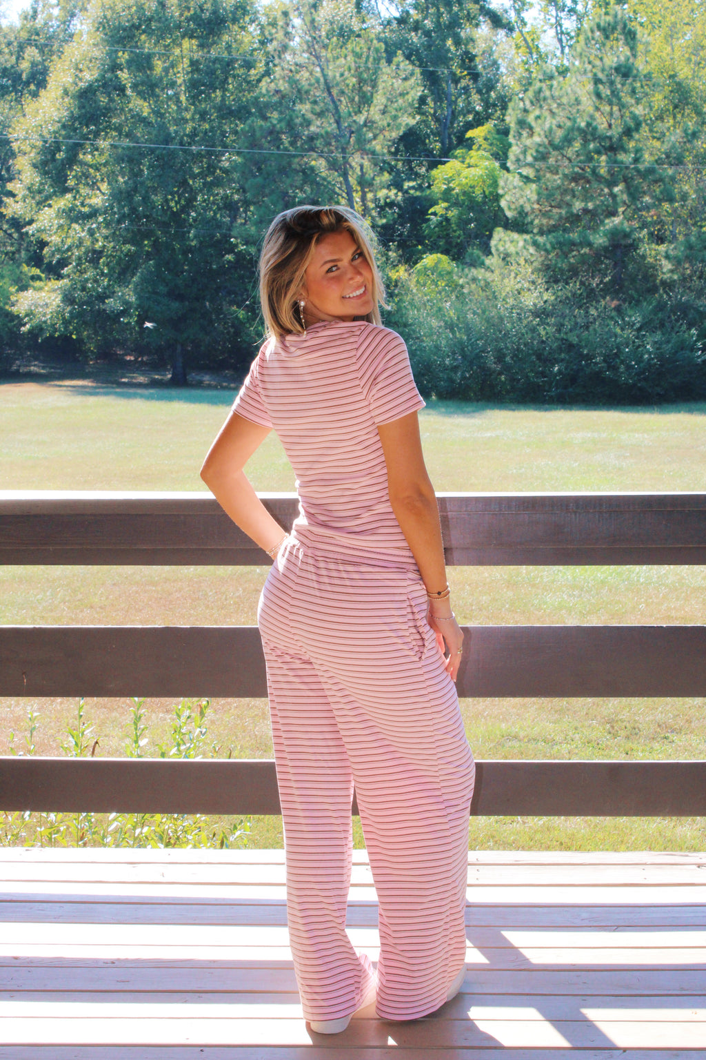 Striped Lounge Set