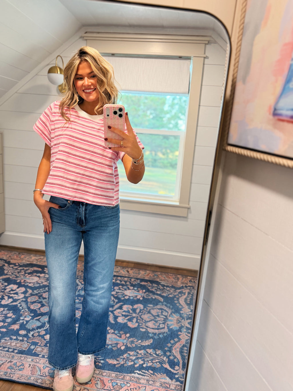 Striped Crop T-shirt