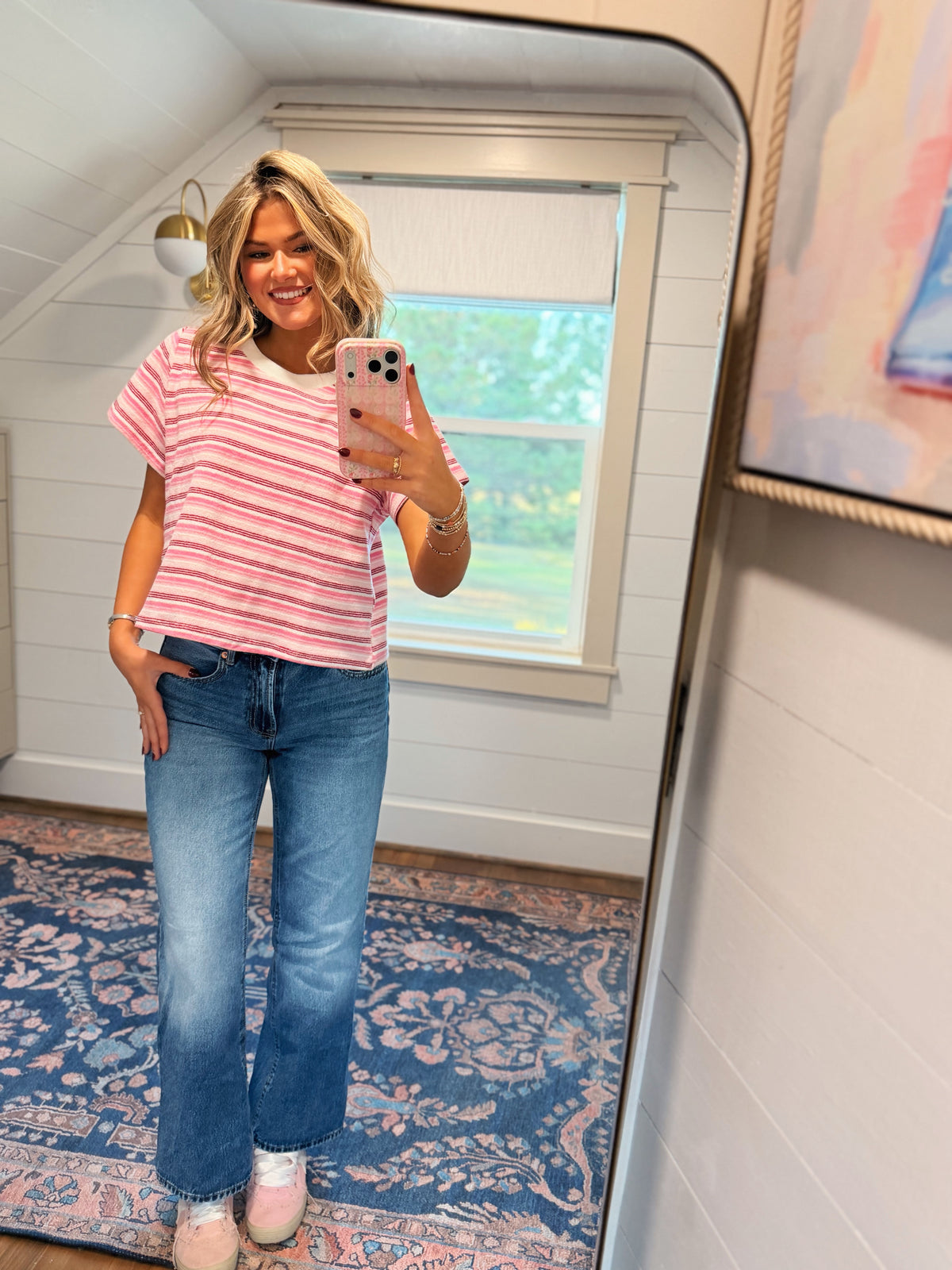 Striped Crop T-shirt