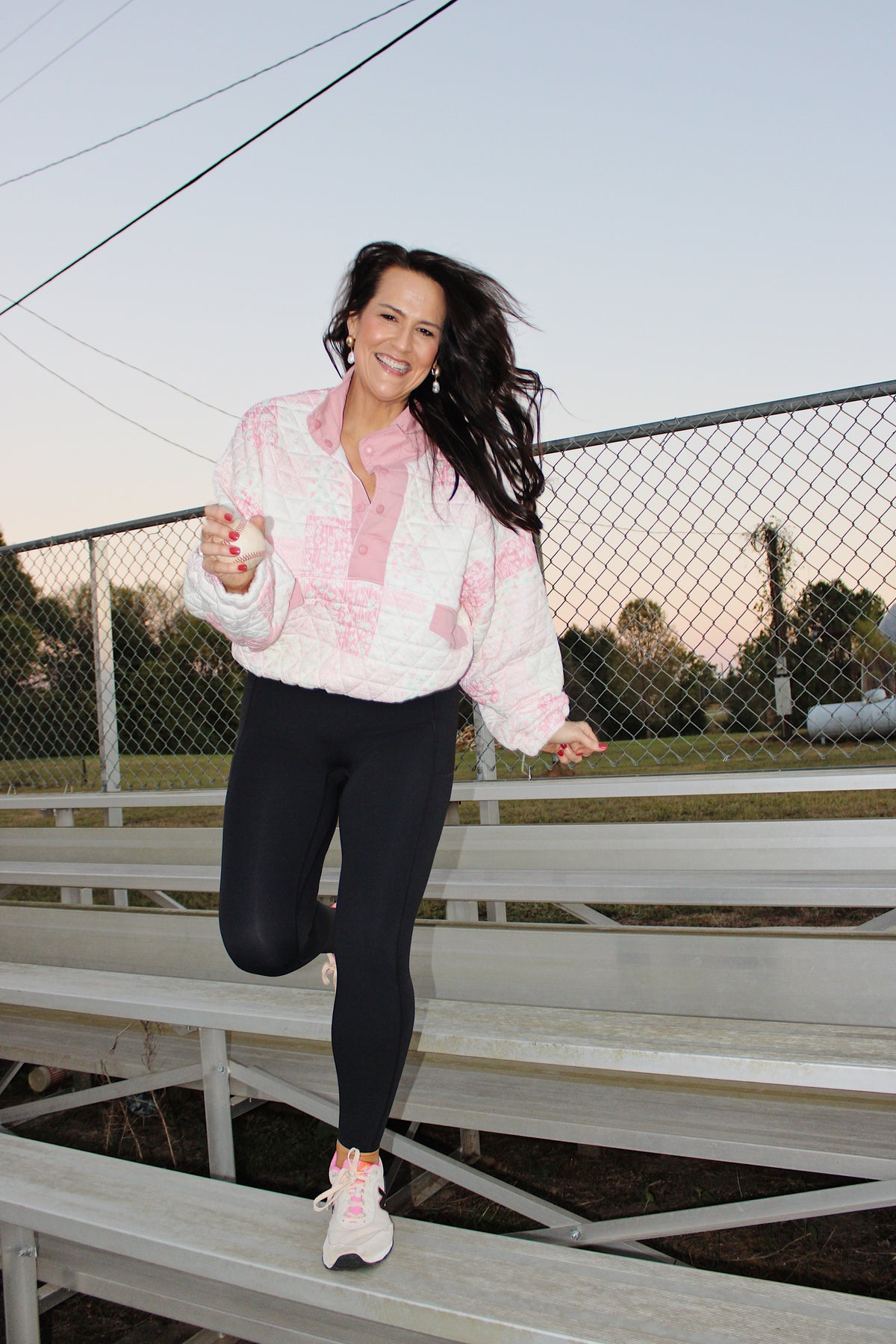 Textured Quilt Quarter Zip Sweater